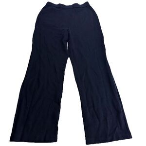 St. John Collection Blue Santana Knit Straight Leg 29 Inseam Pull On Pants US 4